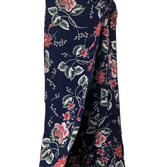 Japna, 100% Rayon, Floral Print, Maxi Length, Wrapped Skirt, Multi, XS - Picture 5 of 7